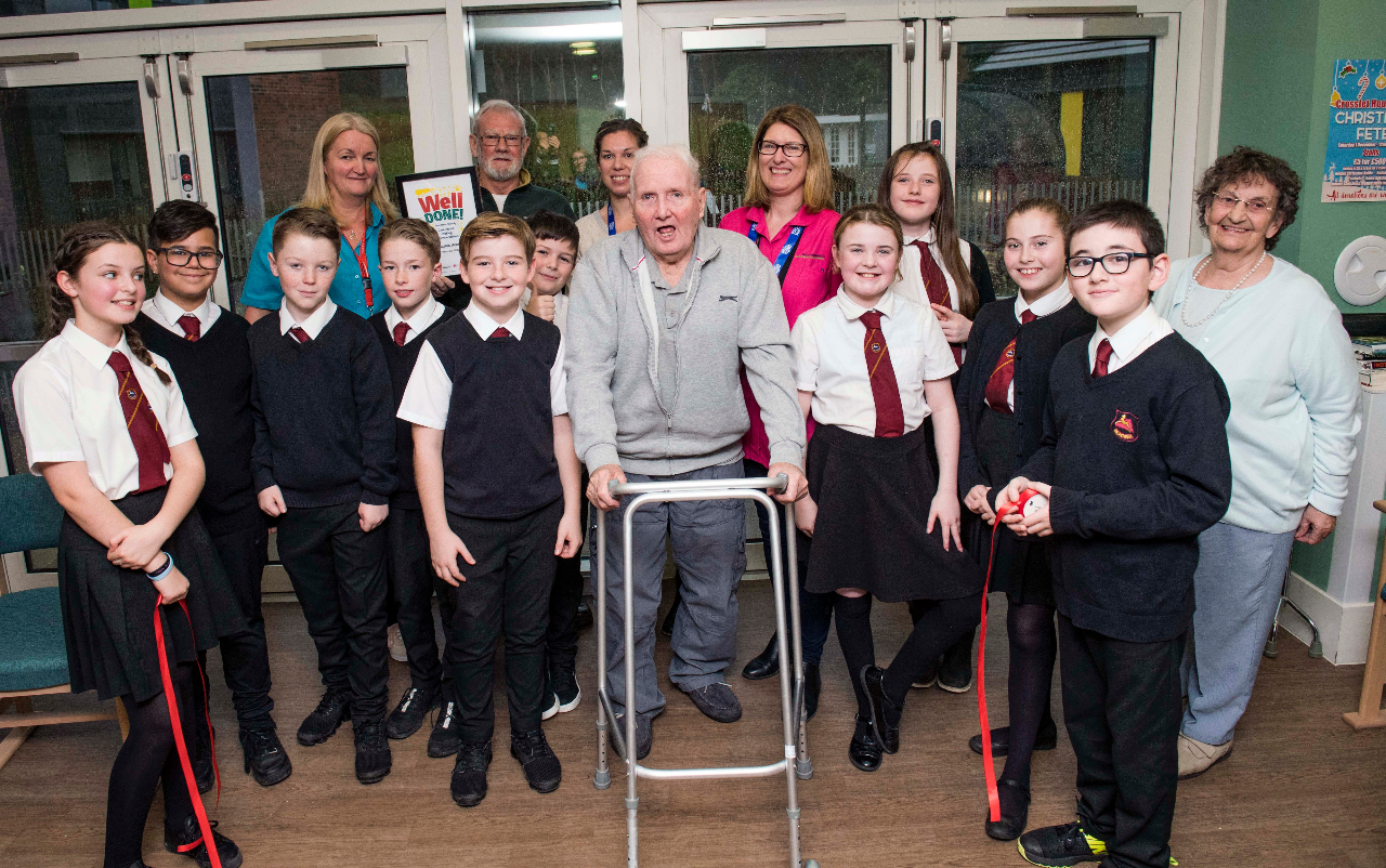 Walking Pathway Steps Into Care Home - Paths For All 